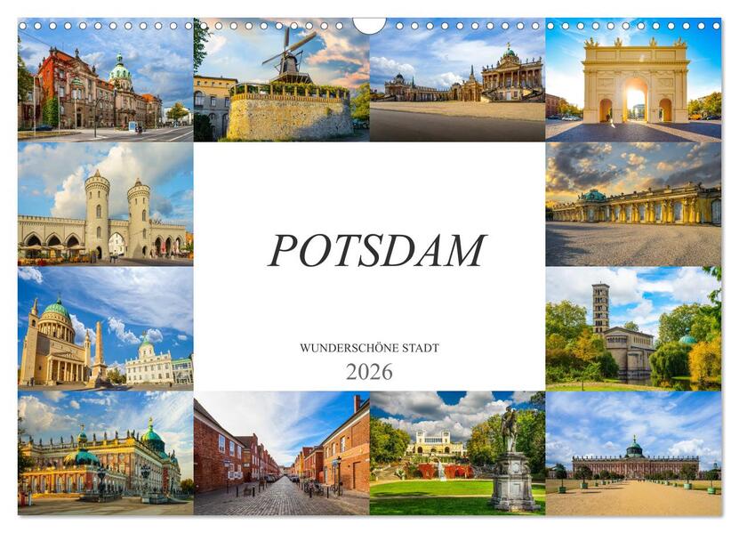 Produktbild: Potsdam Wunderschöne Stadt (Wandkalender 2026 DIN A3 quer), CALVENDO Monatskalender | Dirk Meutzner, Calvendo
