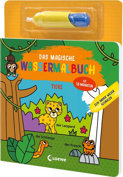 Produktbild: Das magische Wassermalbuch - Tiere