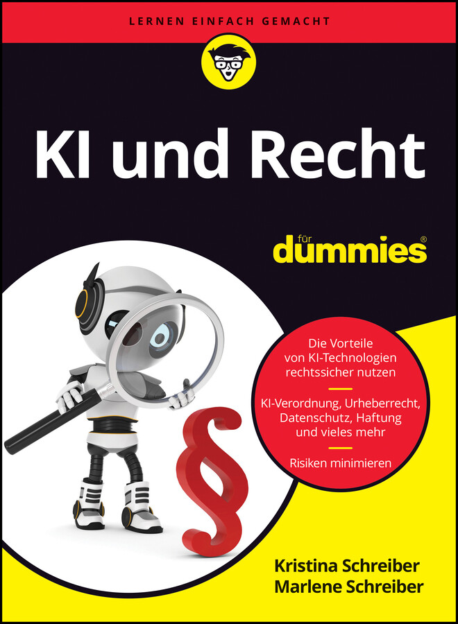 Produktbild: KI und Recht für Dummies | Kristina Schreiber, Marlene Schreiber