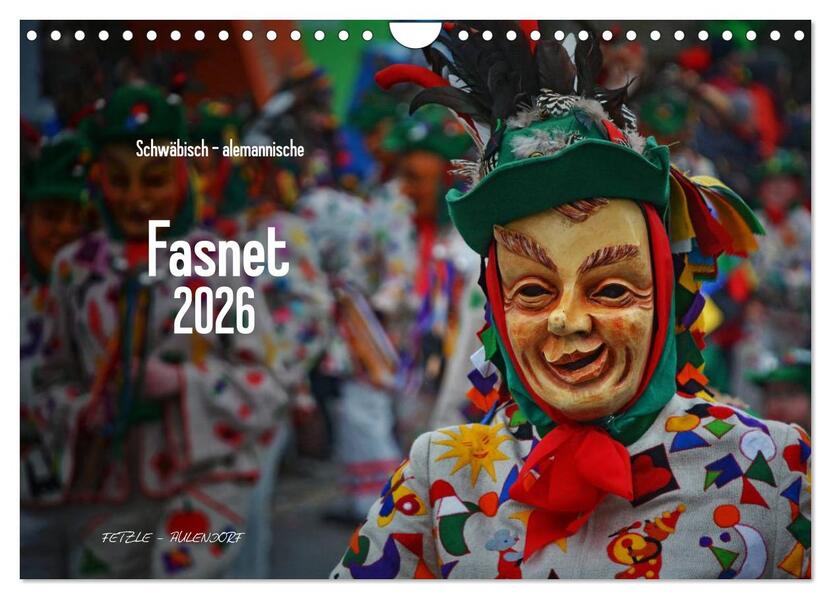 Produktbild: Schwäbisch alemannische Fasnet (Wandkalender 2026 DIN A4 quer), CALVENDO Monatskalender | Horst Hoch, Calvendo