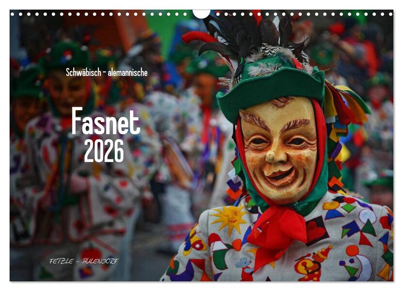 Produktbild: Schwäbisch alemannische Fasnet (Wandkalender 2026 DIN A3 quer), CALVENDO Monatskalender | Horst Hoch, Calvendo