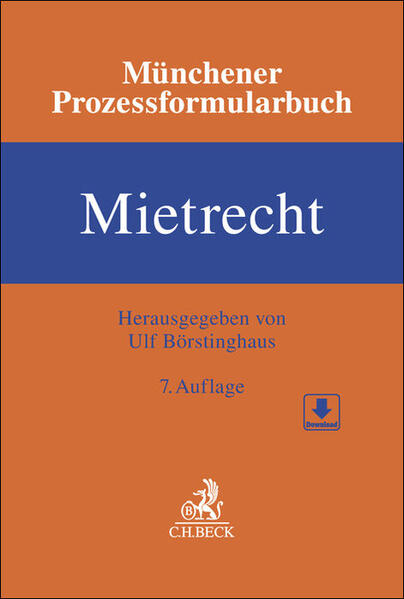 Produktbild: Münchener Prozessformularbuch Bd. 1: Mietrecht