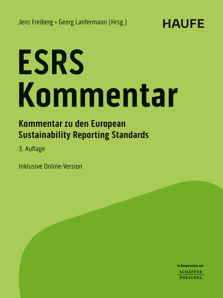 Produktbild: Haufe ESRS-Kommentar bereits in 3. Auflage