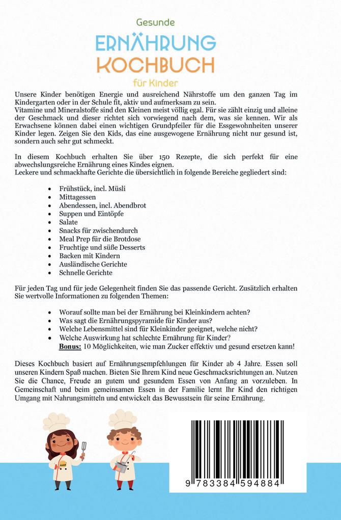 Weitere Ansicht: Kochbuch für Kinder! Gesunde Rezepte, die Spaß machen und schmecken | Dagmar Schmidt
