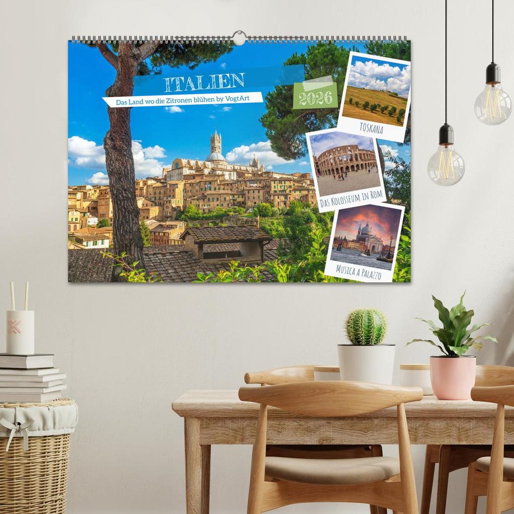Weitere Ansicht: Italien, das Land wo die Zitronen blühen by VogtArt (Wandkalender 2026 DIN A2 quer), CALVENDO Monatskalender | VogtArt VogtArt, Calvendo, VogtArt
