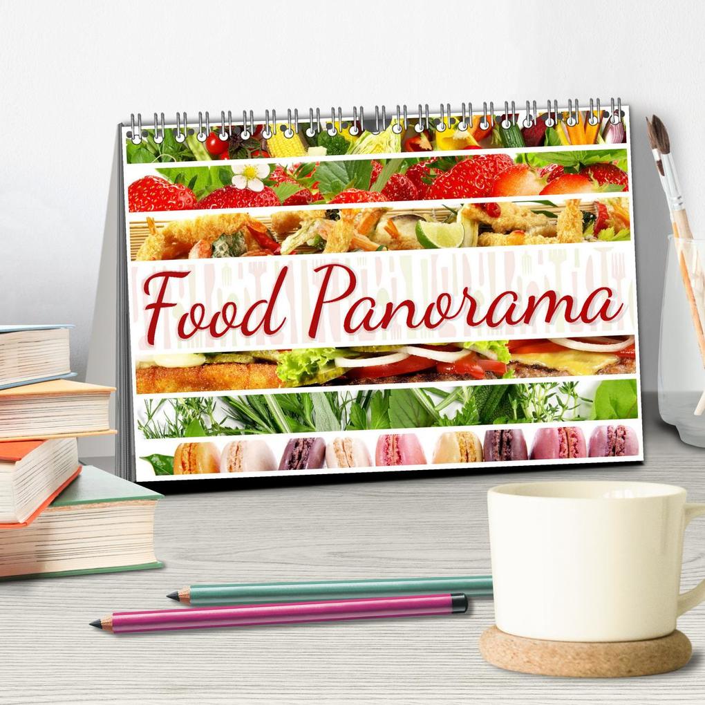 Weitere Ansicht: Food Panorama - Küchenkalender 2026 (Tischkalender 2026 DIN A5 quer), CALVENDO Monatskalender | Georg Hergenhan, Calvendo