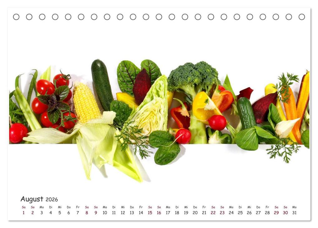 Weitere Ansicht: Food Panorama - Küchenkalender 2026 (Tischkalender 2026 DIN A5 quer), CALVENDO Monatskalender | Georg Hergenhan, Calvendo