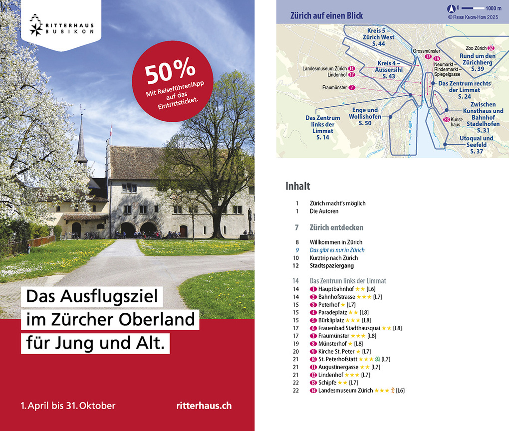 Weitere Ansicht: Reise Know-How CityTrip Zürich | Norbert Wank, Tanja Köhler