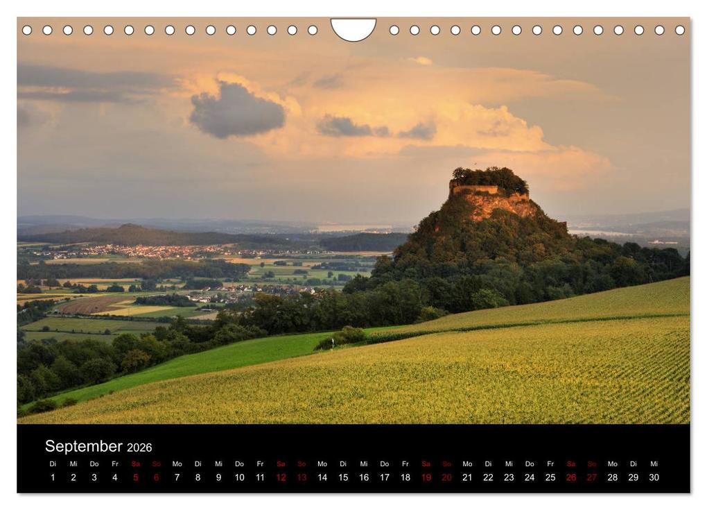 Weitere Ansicht: Der Hegau - Wanderparadies am westlichen Bodensee (Wandkalender 2026 DIN A4 quer), CALVENDO Monatskalender | Markus Keller, Calvendo