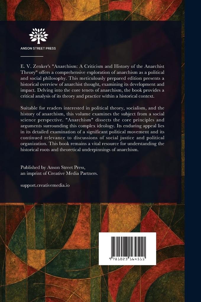 Weitere Ansicht: Anarchism | E V (Ernst Viktor) Zenker