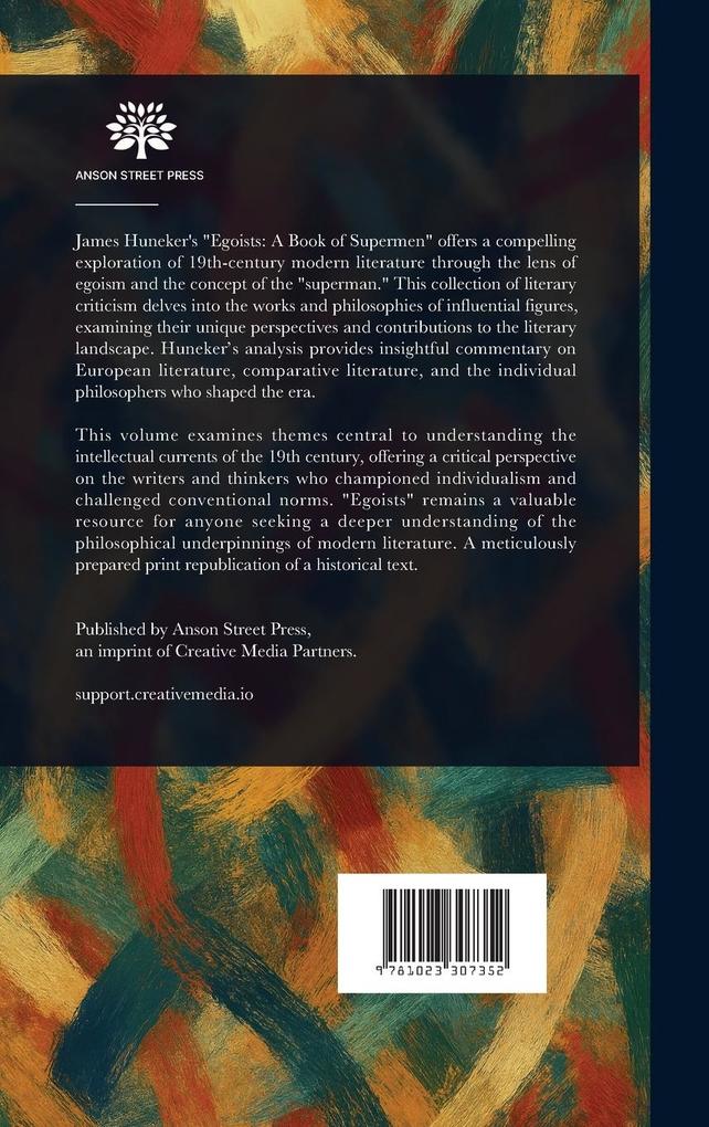Weitere Ansicht: Egoists, A Book of Supermen | James Huneker
