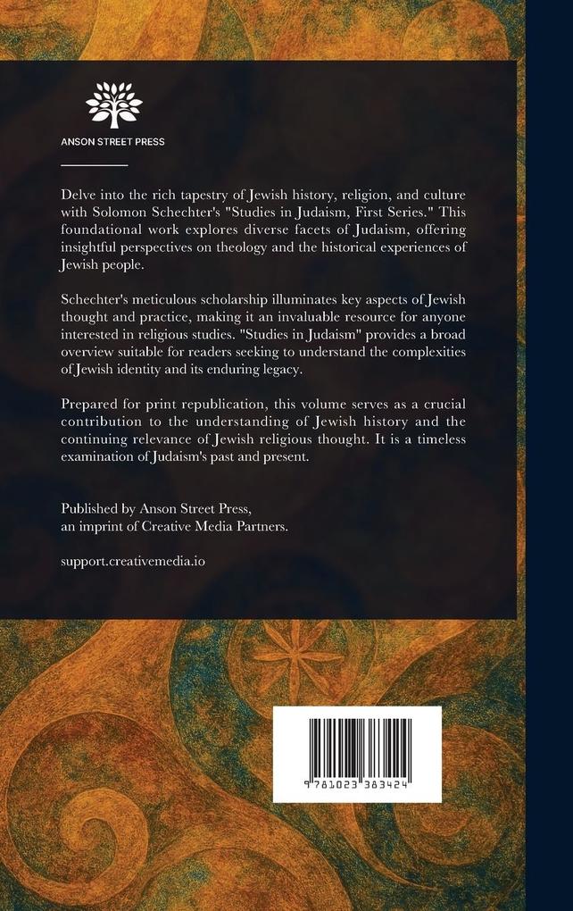 Weitere Ansicht: Studies in Judaism | S (Solomon) Schechter