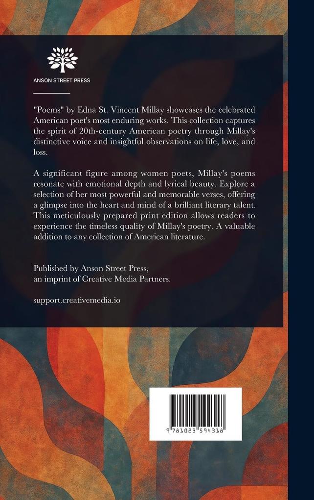 Weitere Ansicht: Poems | Edna St Vincent Millay