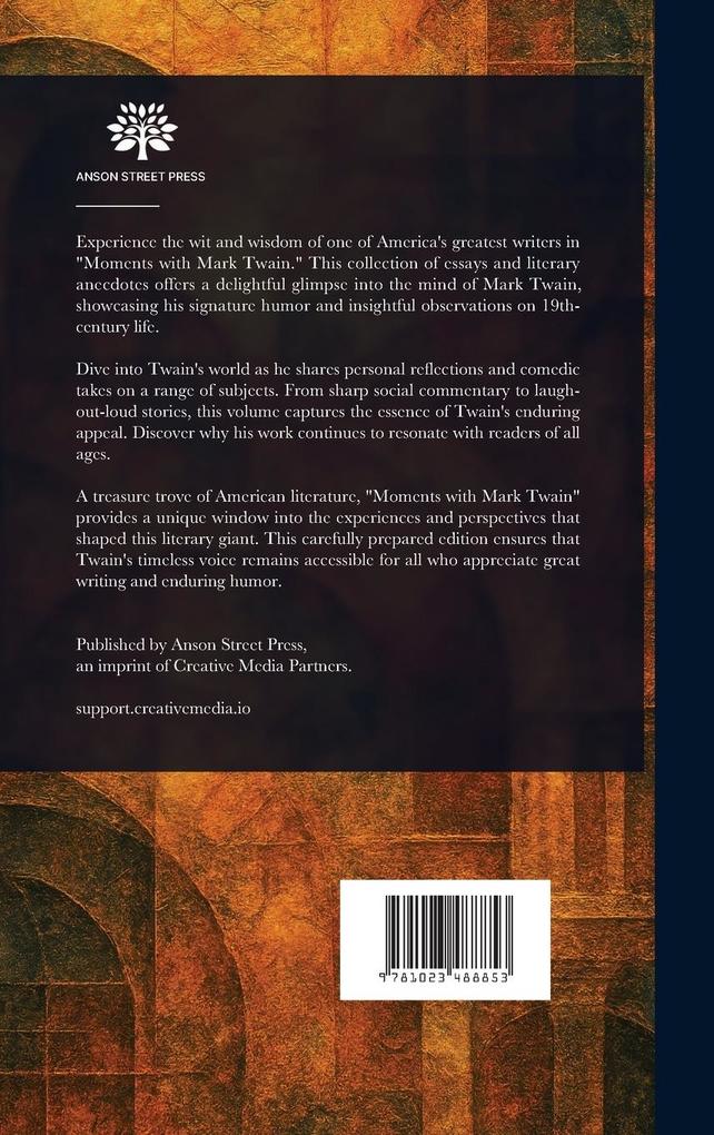 Weitere Ansicht: Moments With Mark Twain | Mark Twain, Albert Bigelow Paine