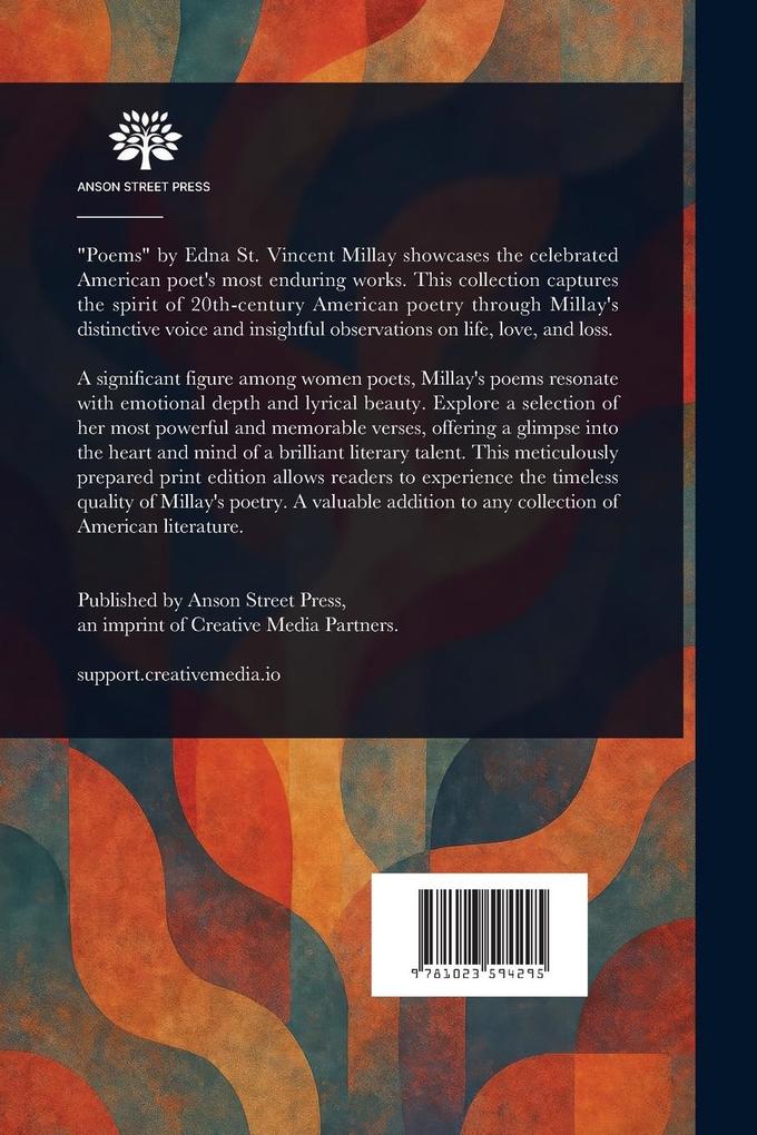 Weitere Ansicht: Poems | Edna St Vincent Millay