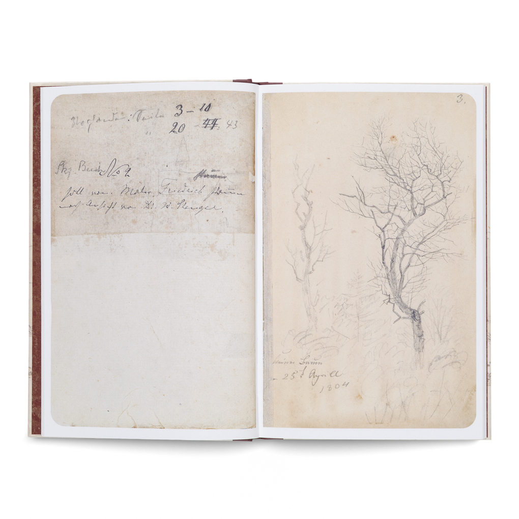 Weitere Ansicht: Caspar David Friedrich - Das Karlsruher Skizzenbuch | Rutger Fuchs