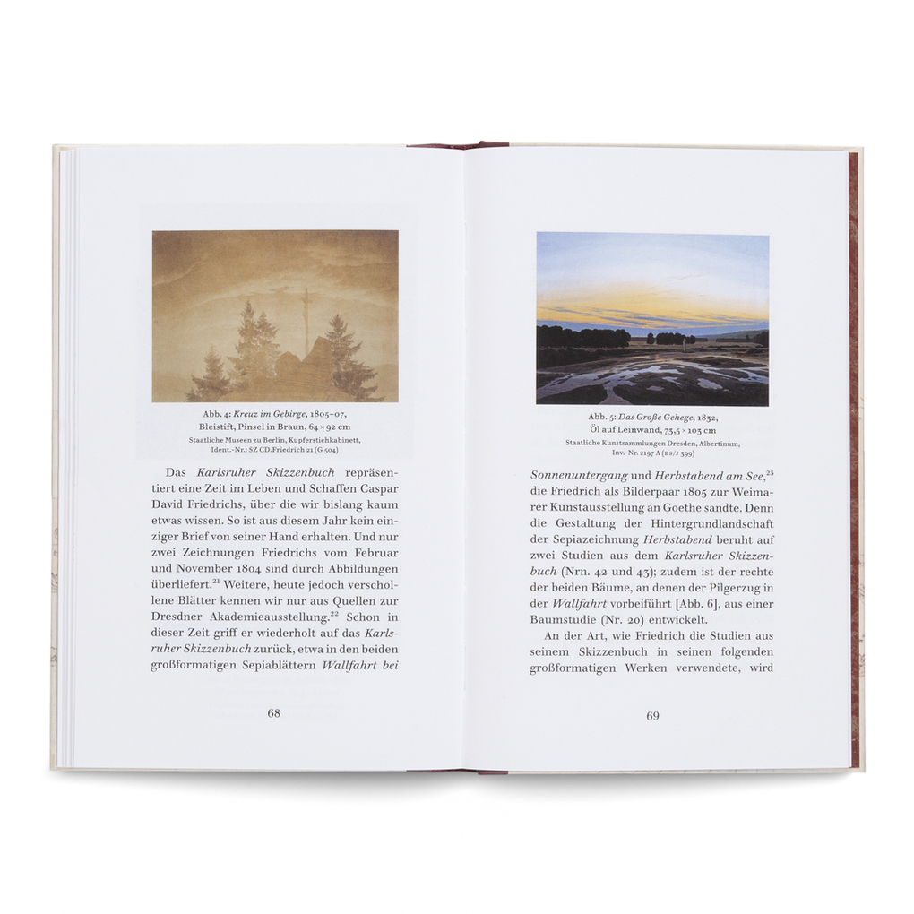 Weitere Ansicht: Caspar David Friedrich - Das Karlsruher Skizzenbuch | Rutger Fuchs