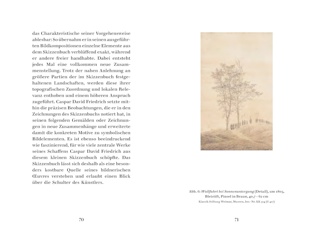 Weitere Ansicht: Caspar David Friedrich - Das Karlsruher Skizzenbuch (Kompaktausgabe) | Rutger Fuchs