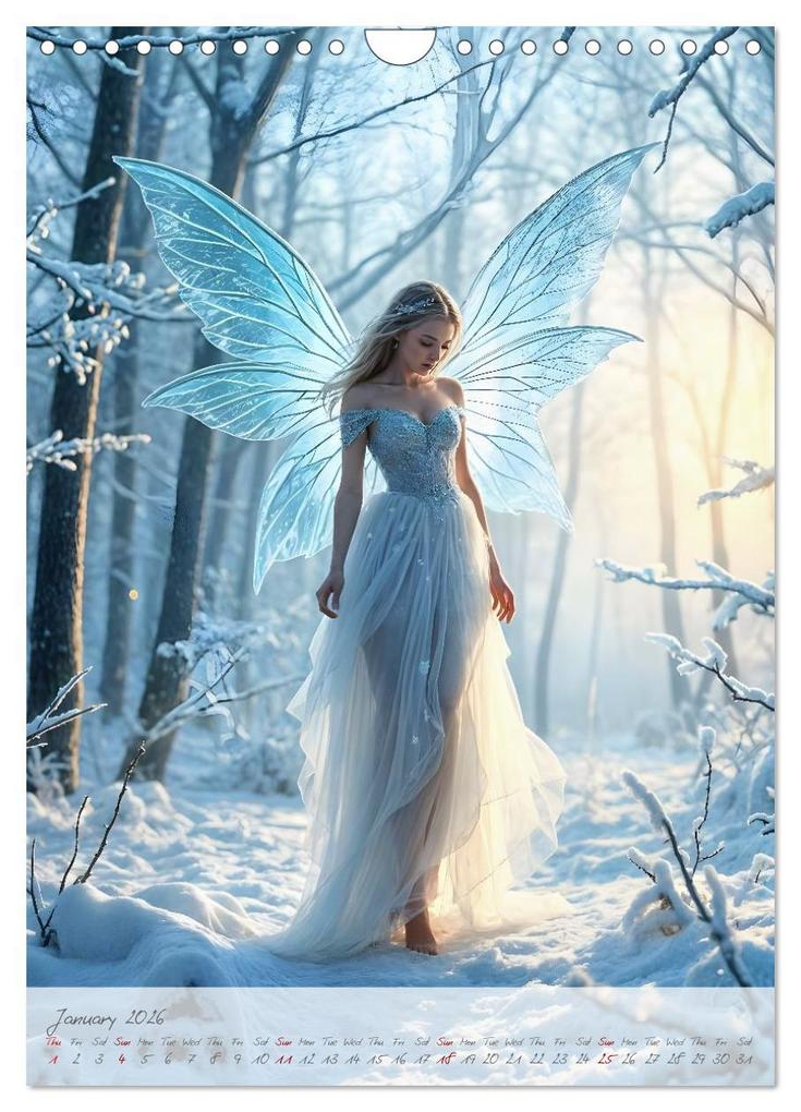 Weitere Ansicht: Heart of light, wings of colour - Emotion, colour and magic in the fairy kingdom (Wall Calendar 2026 DIN A4 portrait), CALVENDO 12 Month Wall Calendar | Calvendo, Fred Schimak