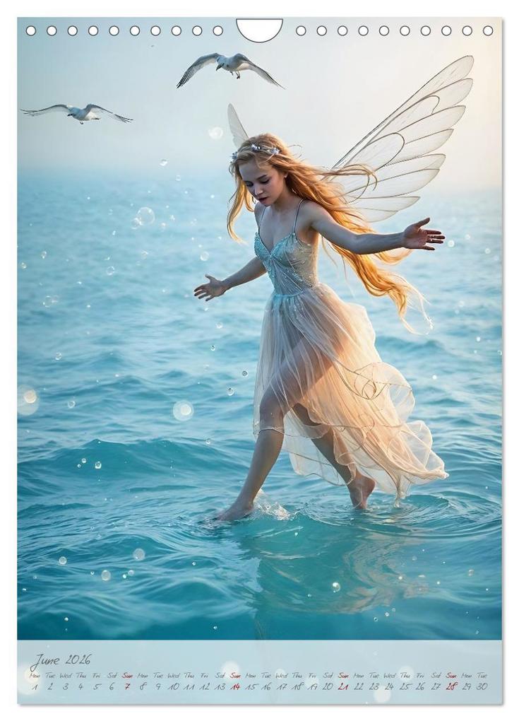 Weitere Ansicht: Heart of light, wings of colour - Emotion, colour and magic in the fairy kingdom (Wall Calendar 2026 DIN A4 portrait), CALVENDO 12 Month Wall Calendar | Calvendo, Fred Schimak