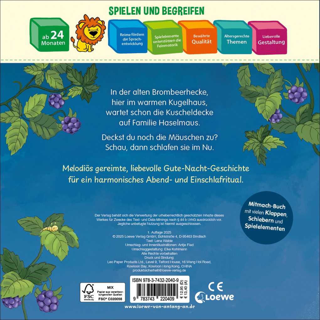 Weitere Ansicht: Deckst du noch die Mäuschen zu? | Lena Walde