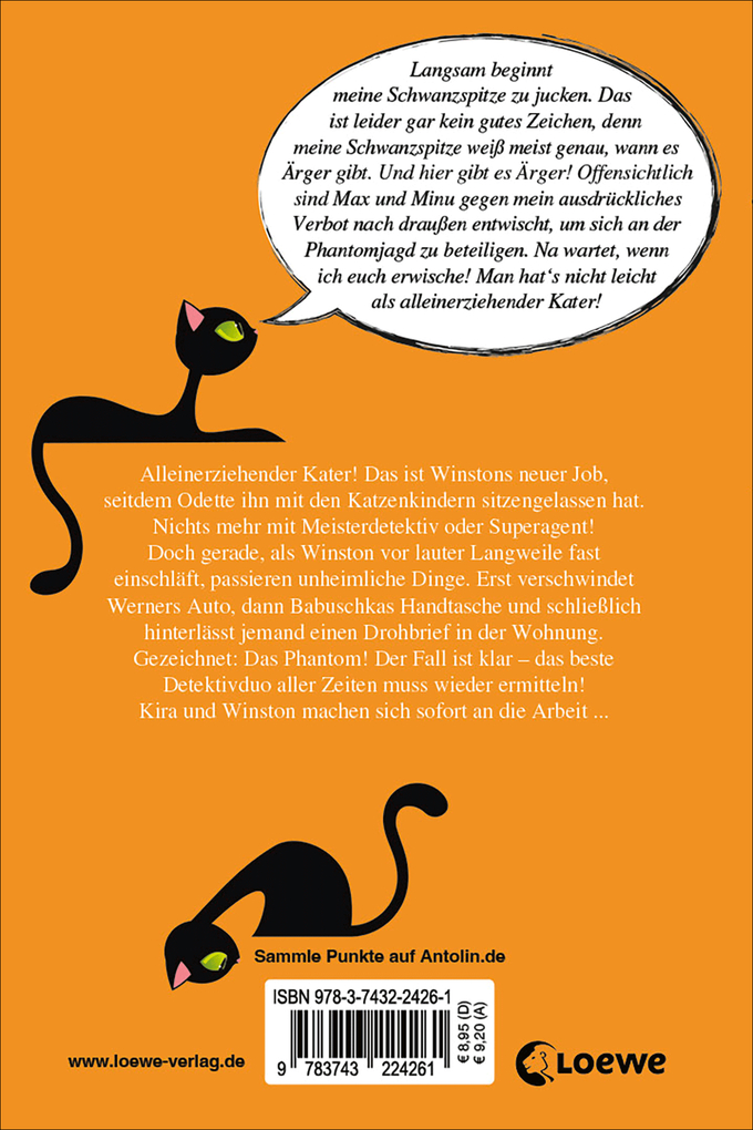 Weitere Ansicht: Winston (Band 7) - Samtpfoten auf Phantomjagd TB | Frauke Scheunemann