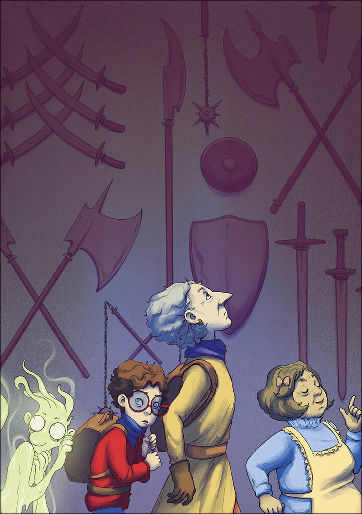 Weitere Ansicht: Gespensterjäger in der Gruselburg (Band 3) - Mit 8 neu illustrierten Farbseiten | Cornelia Funke