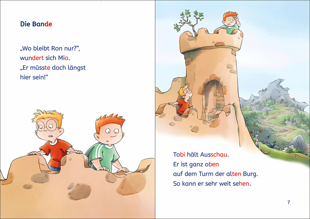 Weitere Ansicht: Leselöwen 1. Klasse - Die Jungs-Bande auf Spurensuche | Michael Petrowitz