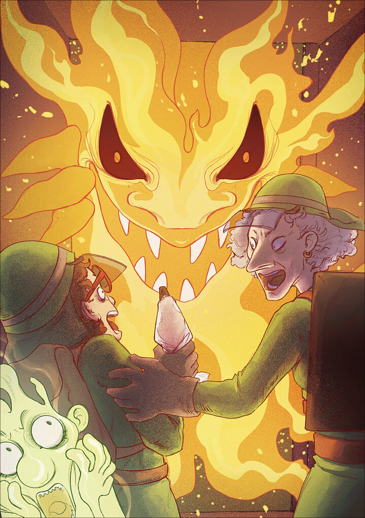 Weitere Ansicht: Gespensterjäger im Feuerspuk (Band 2) - Mit 8 neu illustrierten Farbseiten | Cornelia Funke