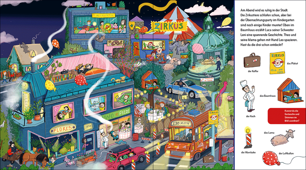 Weitere Ansicht: Suche und finde! Sound-Wimmelbuch - Gute Nacht