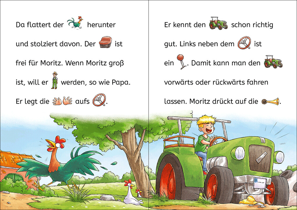Weitere Ansicht: Bildermaus - Unser Traktor ist der beste | Henriette Wich