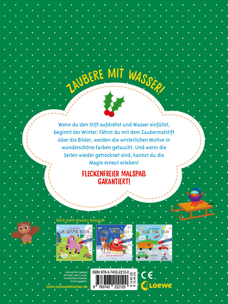Weitere Ansicht: Das magische Wassermalbuch - Winter