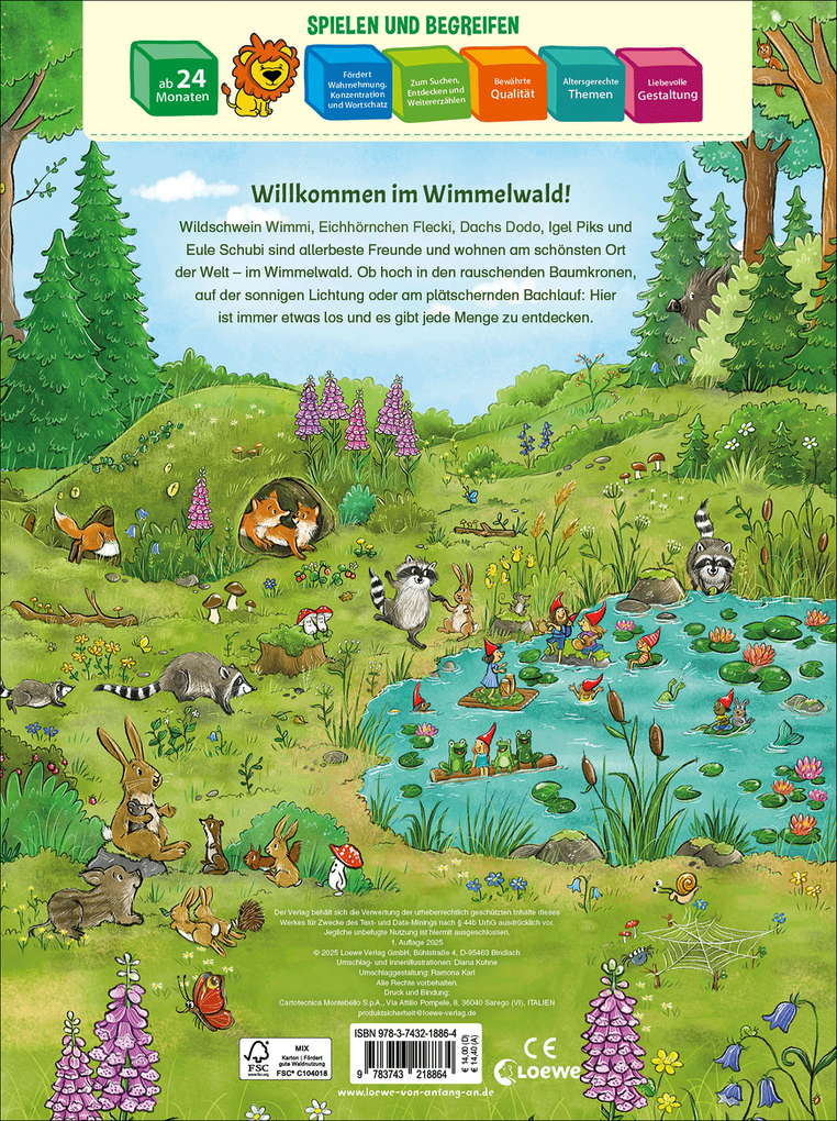 Weitere Ansicht: Willkommen im Wimmelwald - Entdecke die Tiere!