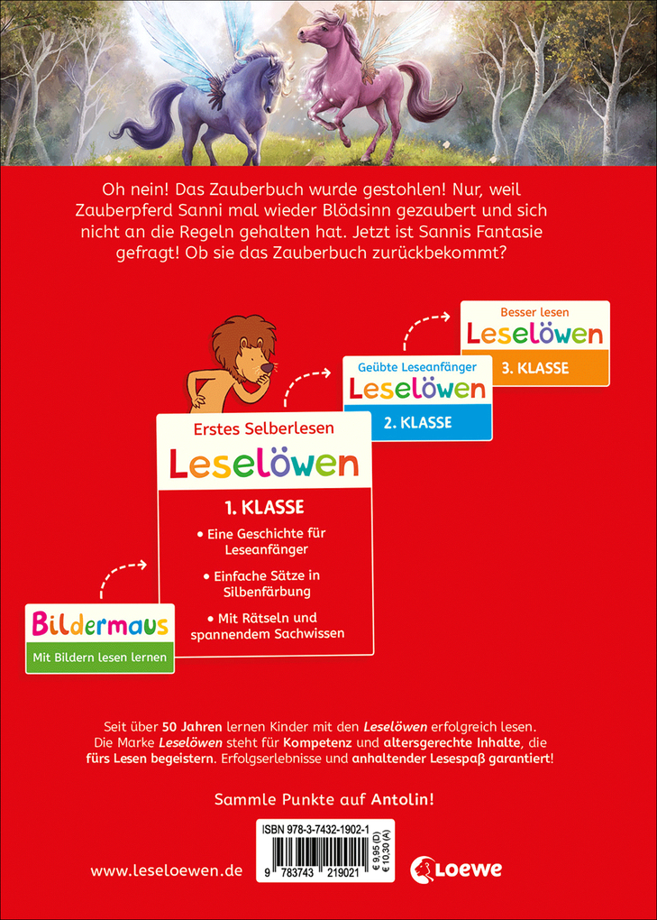 Weitere Ansicht: Leselöwen 1. Klasse - Die Magie der Zauberpferde | Ann-Katrin Heger