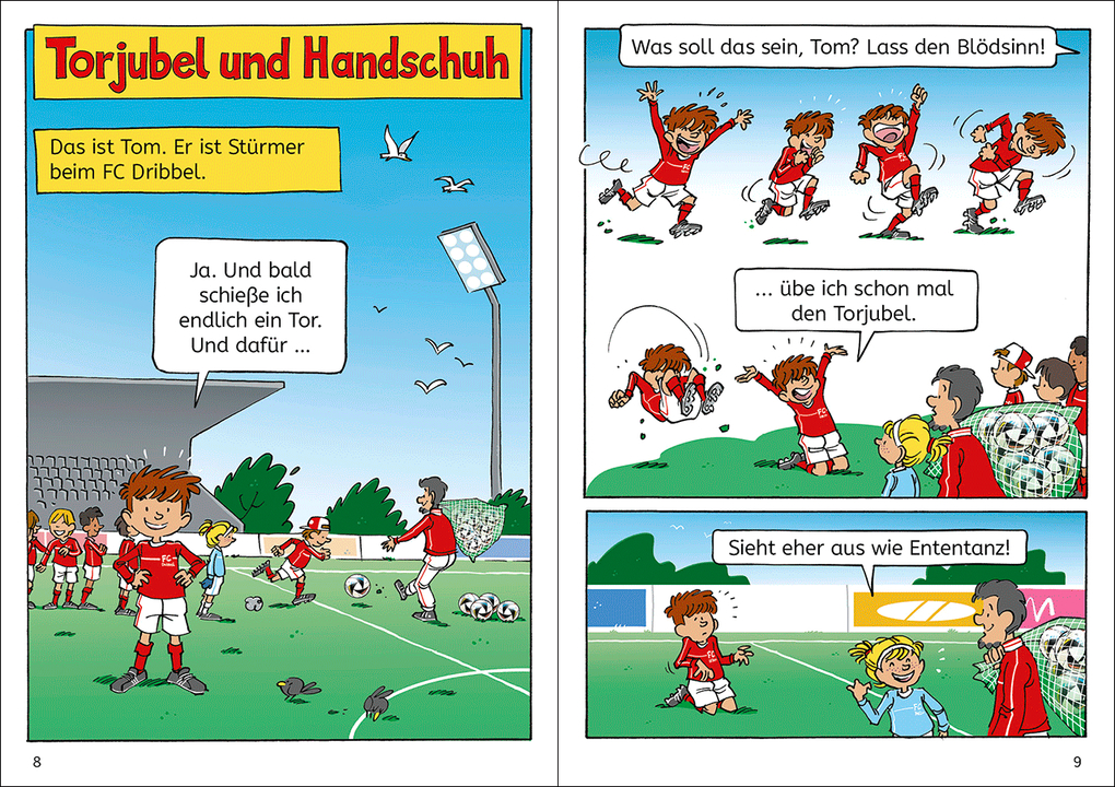 Weitere Ansicht: Leselöwen Comics 1. Klasse - Fußball, Tore, große Träume | Michael Petrowitz