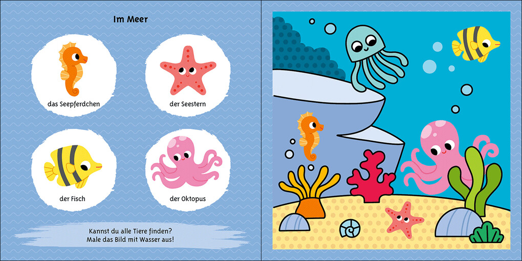Weitere Ansicht: Das magische Wassermalbuch - Tiere