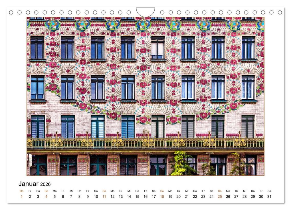 Weitere Ansicht: Otto Wagners Wien (Wandkalender 2026 DIN A4 quer), CALVENDO Monatskalender | Werner Braun, Calvendo