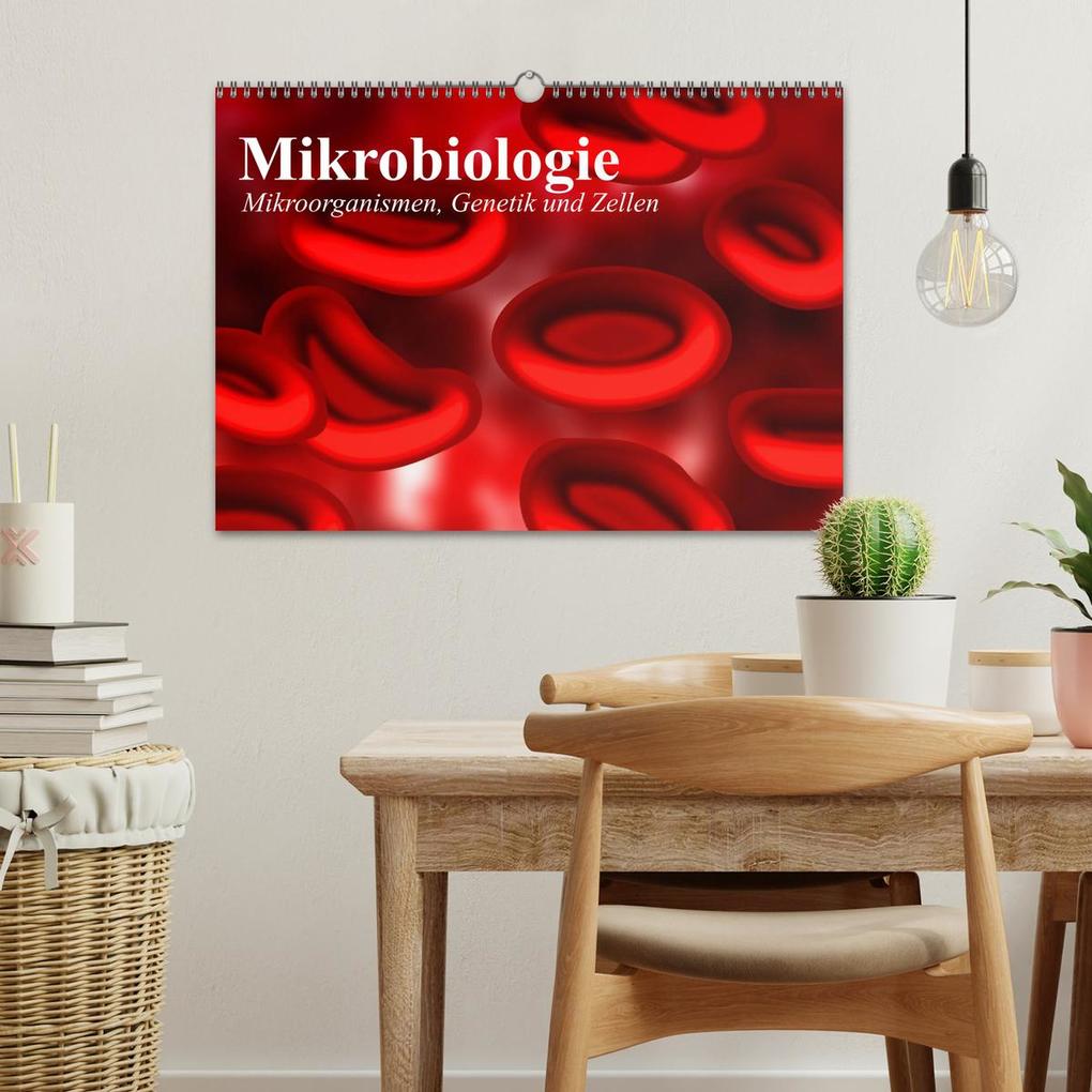 Weitere Ansicht: Mikrobiologie. Mikroorganismen, Genetik und Zellen (Wandkalender 2026 DIN A3 quer), CALVENDO Monatskalender | Calvendo, Elisabeth Stanzer