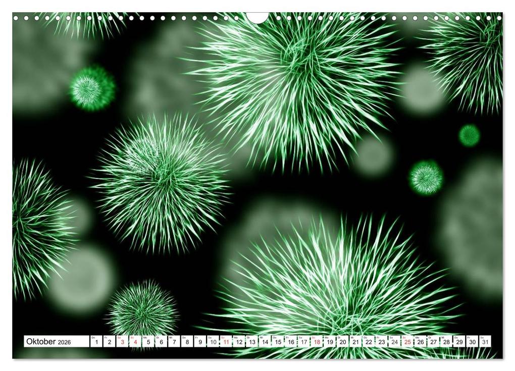 Weitere Ansicht: Mikrobiologie. Mikroorganismen, Genetik und Zellen (Wandkalender 2026 DIN A3 quer), CALVENDO Monatskalender | Calvendo, Elisabeth Stanzer