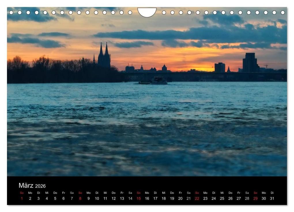 Weitere Ansicht: Köln bei Nacht - dunkelbunte Stadt (Wandkalender 2026 DIN A4 quer), CALVENDO Monatskalender | Peter Brüggen // www. koelndunkelbunt.de, Calvendo