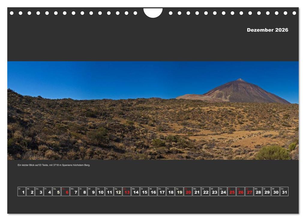 Weitere Ansicht: Teneriffa im Panorama (Wandkalender 2026 DIN A4 quer), CALVENDO Monatskalender | Paul Linden, Calvendo