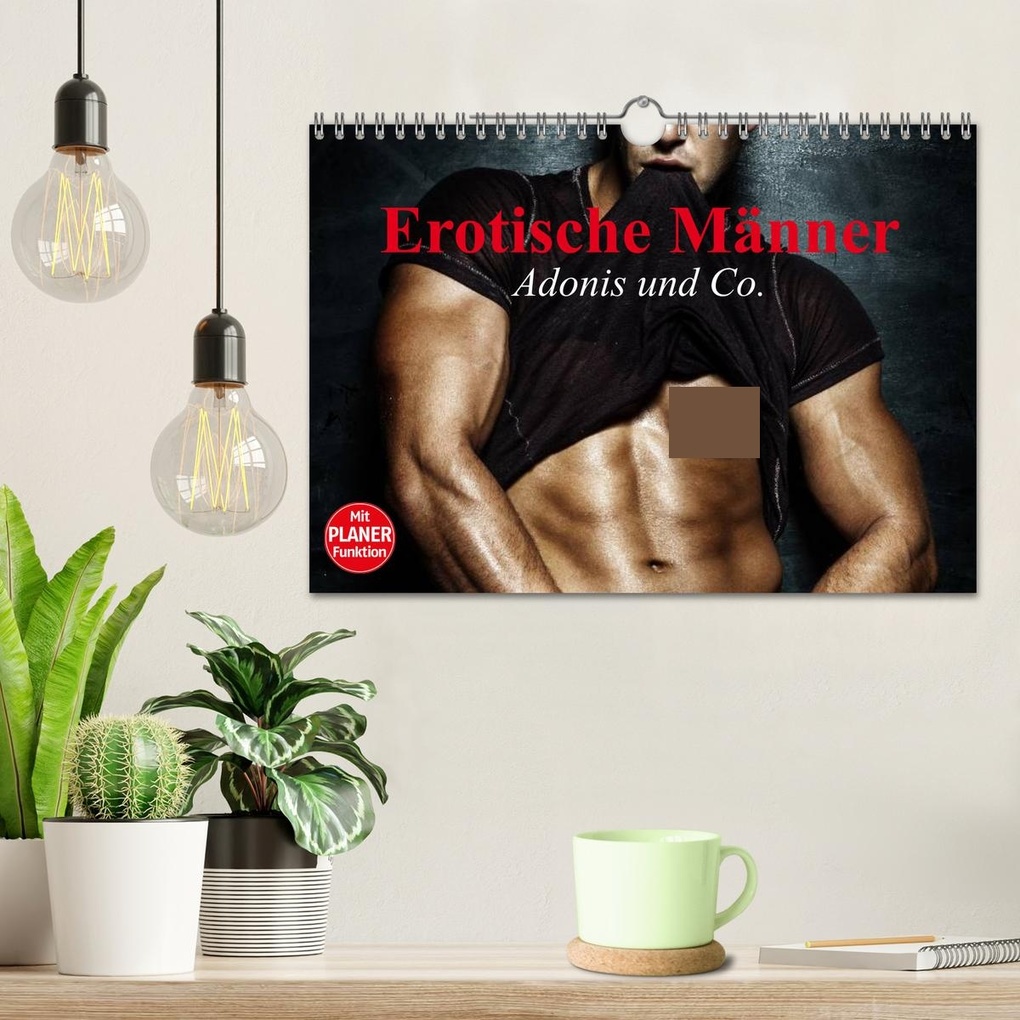 Weitere Ansicht: Erotische Männer. Adonis und Co. (Wandkalender 2026 DIN A4 quer), CALVENDO Monatskalender | Elisabeth Stanzer, Calvendo