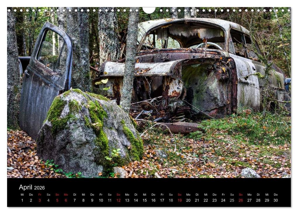 Weitere Ansicht: Autos, abgestellt und vergessen (Wandkalender 2026 DIN A3 quer), CALVENDO Monatskalender | Dirk Rosin, Calvendo