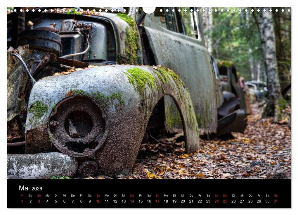 Weitere Ansicht: Autos, abgestellt und vergessen (Wandkalender 2026 DIN A3 quer), CALVENDO Monatskalender | Dirk Rosin, Calvendo
