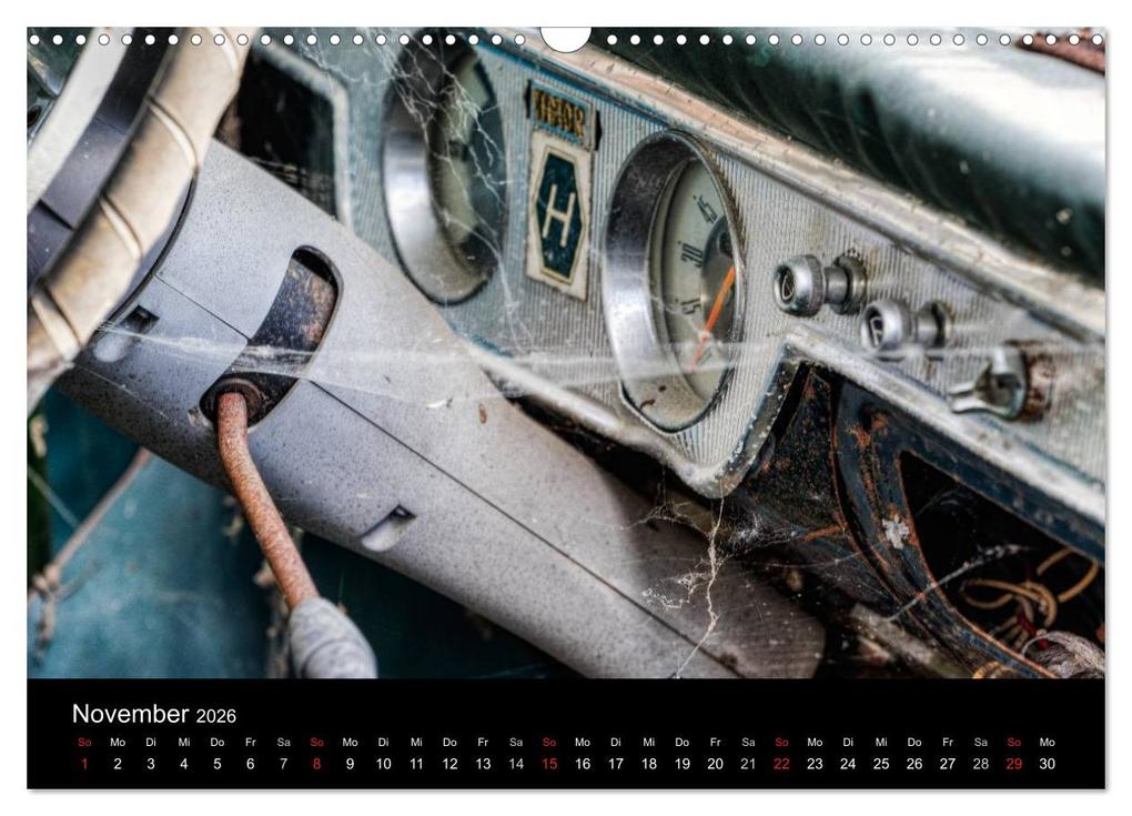 Weitere Ansicht: Autos, abgestellt und vergessen (Wandkalender 2026 DIN A3 quer), CALVENDO Monatskalender | Dirk Rosin, Calvendo