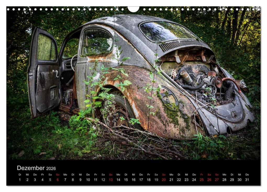 Weitere Ansicht: Autos, abgestellt und vergessen (Wandkalender 2026 DIN A3 quer), CALVENDO Monatskalender | Dirk Rosin, Calvendo