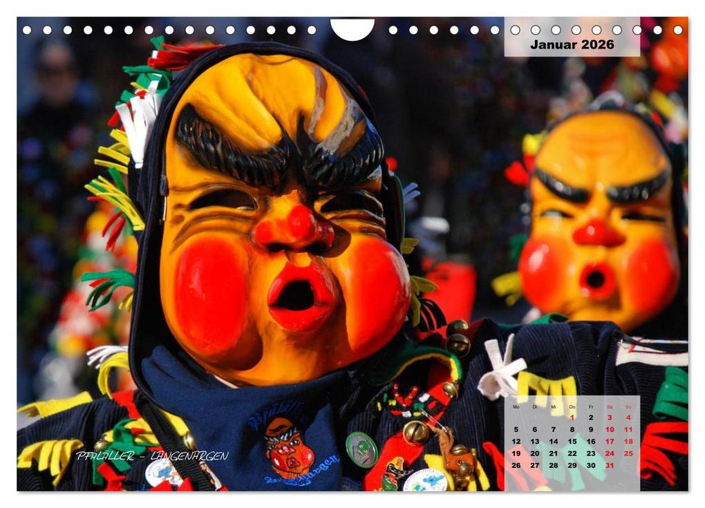Weitere Ansicht: Schwäbisch alemannische Fasnet (Wandkalender 2026 DIN A4 quer), CALVENDO Monatskalender | Horst Hoch, Calvendo