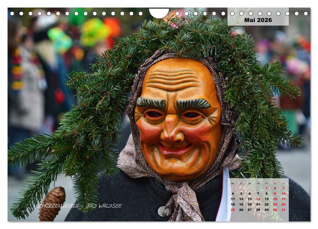 Weitere Ansicht: Schwäbisch alemannische Fasnet (Wandkalender 2026 DIN A4 quer), CALVENDO Monatskalender | Horst Hoch, Calvendo