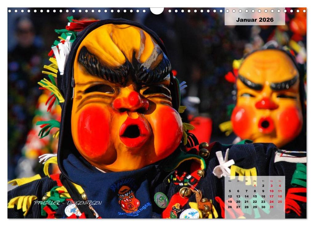 Weitere Ansicht: Schwäbisch alemannische Fasnet (Wandkalender 2026 DIN A3 quer), CALVENDO Monatskalender | Horst Hoch, Calvendo