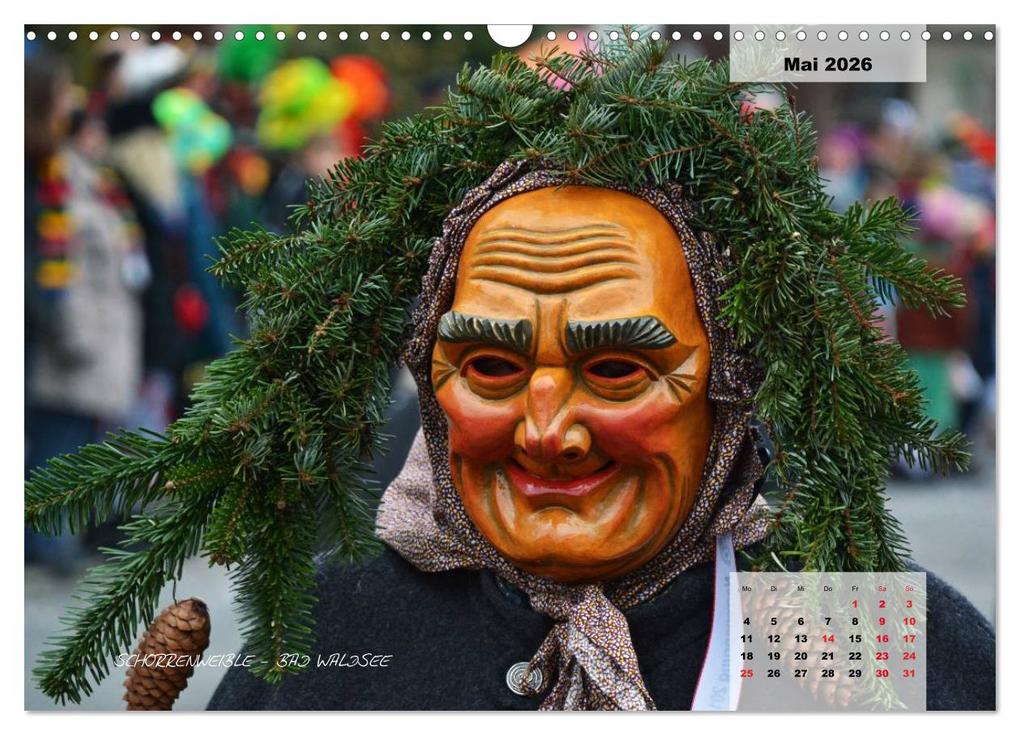 Weitere Ansicht: Schwäbisch alemannische Fasnet (Wandkalender 2026 DIN A3 quer), CALVENDO Monatskalender | Horst Hoch, Calvendo